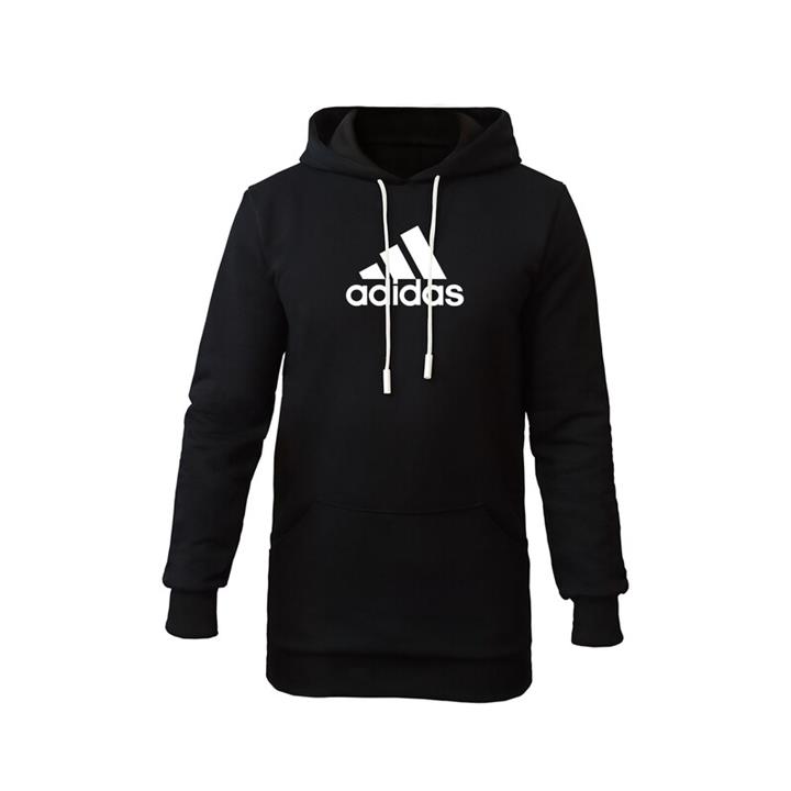 هودی کلاه دار مشکی طرح big adidas مدل  z 9267